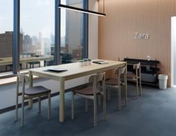 L 1 Zara Chair Commercial Ash Tan