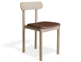 Vintage Tan Vegan Leather Seat Pad