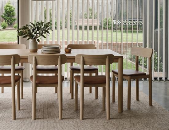 Zara Chair - Natural - Upholstered