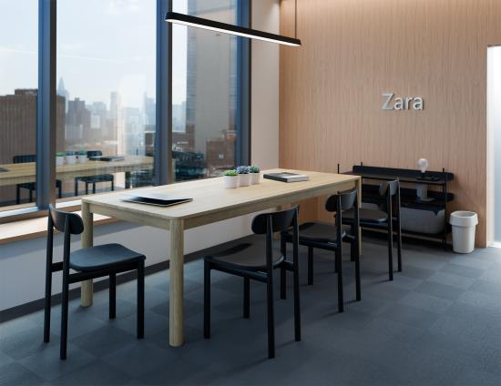 Zara Chair - Black - Upholstered