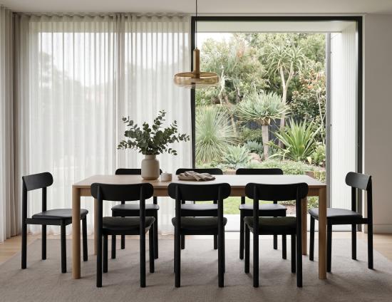 Zara Chair - Black - Upholstered
