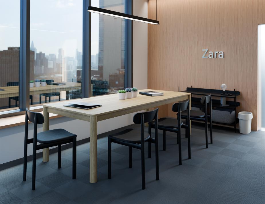 L 1 Zara Chair Commercial Black Black