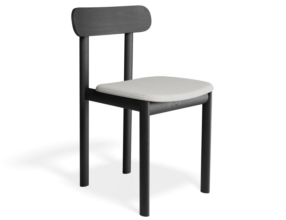 P 1 Zarav6 Chair Black Herringbone