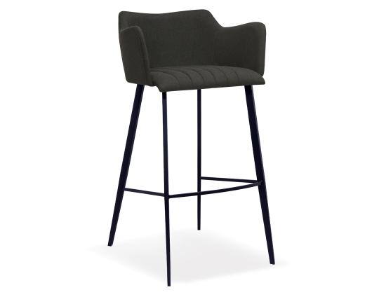 Andorra Bar Stool - Storm Grey Fabric