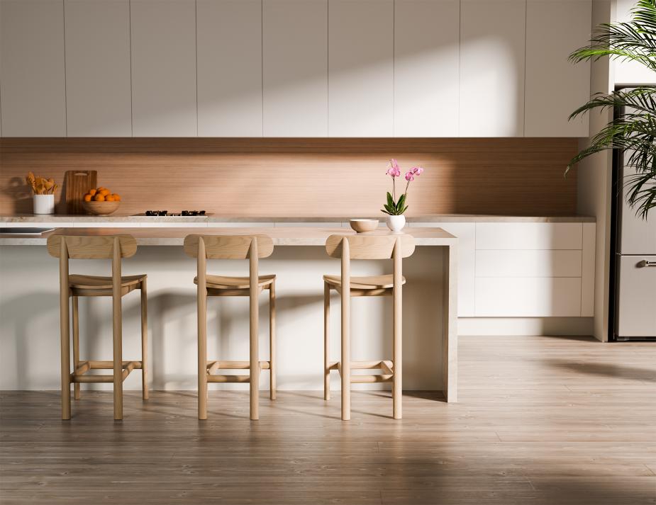 L 3 Zara Barstool Residential Ash