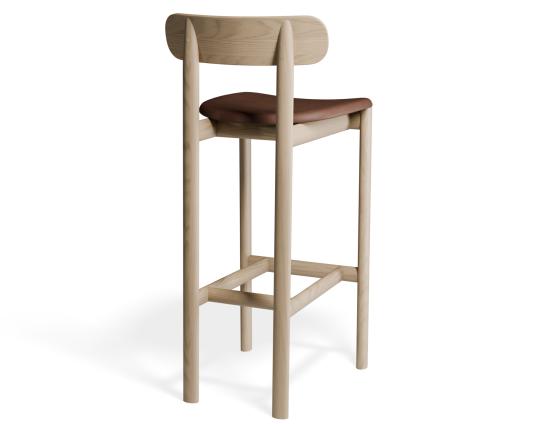 Zara Stool - Natural - Upholstered