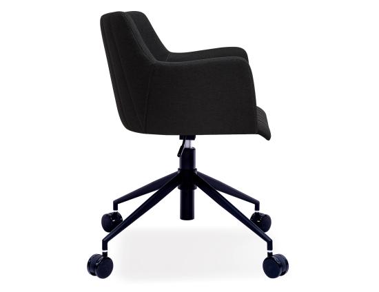 Andorra Swivel Office Armchair - Storm Grey Fabric