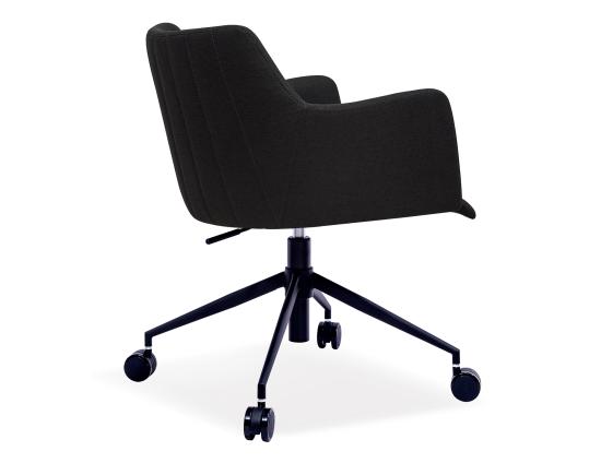 Andorra Swivel Office Armchair - Storm Grey Fabric