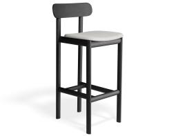 P 1 Zarav6 Barstool Black Herringbone