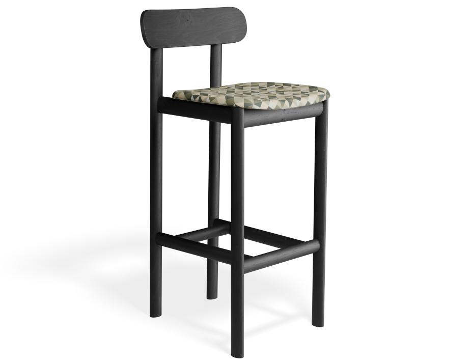 P 1 Zarav6 Barstool Black Eucalyptpyramid