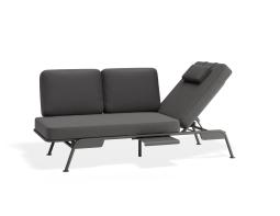 P 4 Arla 3seater Charcoal Darkgrey