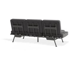 P 5 Arla 3seater Charcoal Darkgrey
