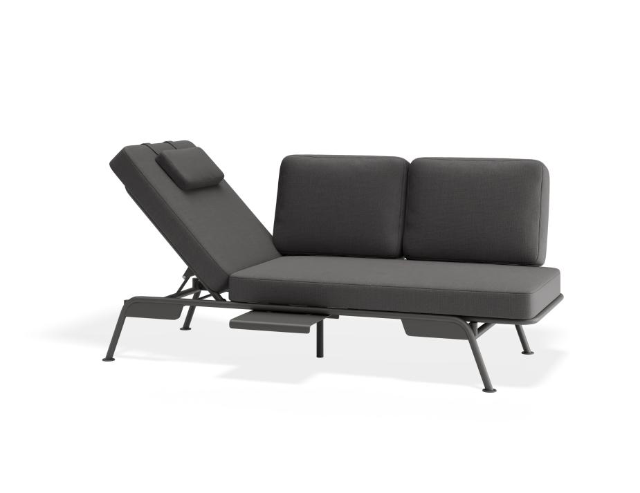P 3 Arla 3seater Charcoal Darkgrey