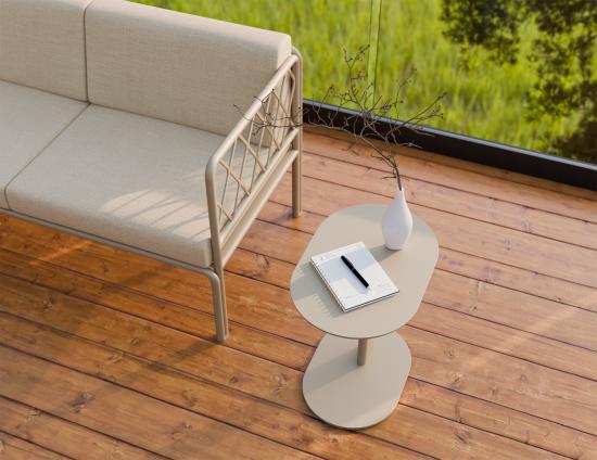 Deck Side Table - Outdoor - Latte