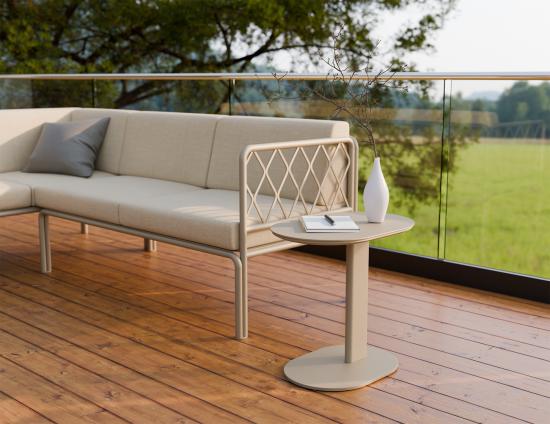 Deck Side Table - Outdoor - Latte