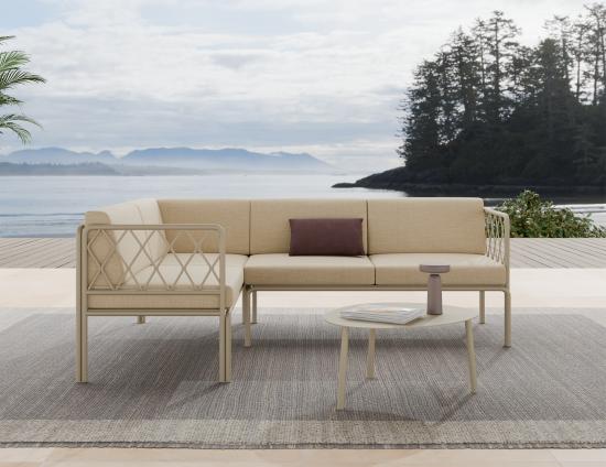 Cetara Coffee Table - Outdoor - Medium - Latte