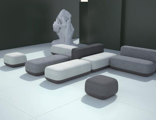 Scape Ottoman Section - Large