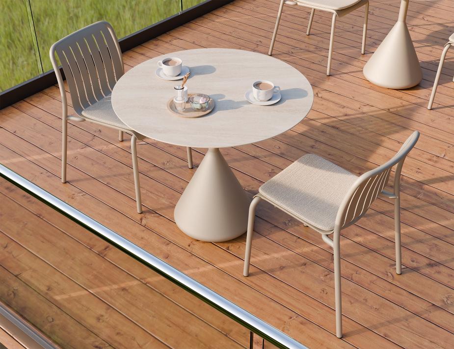 L 3 Kora Cafetable 90cm Latte Dune