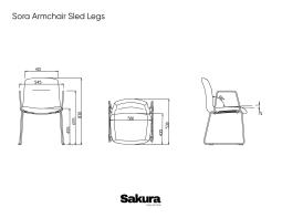 Sora Armchair Sled Legs