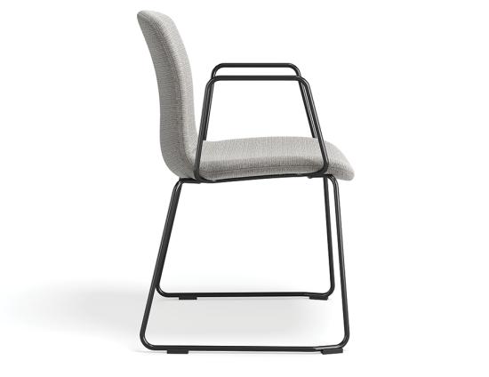 Sora Chair - With Arms - Sled Base