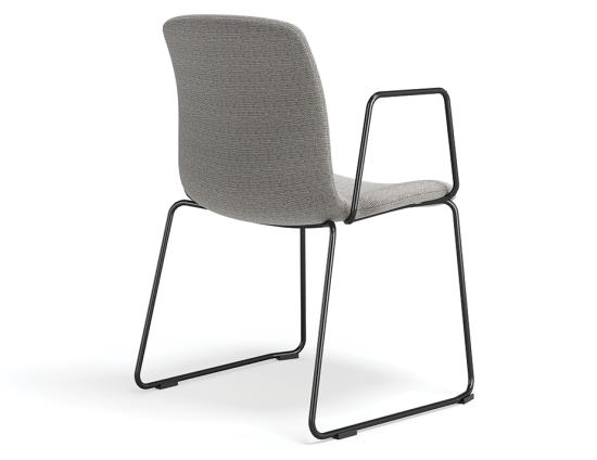 Sora Chair - With Arms - Sled Base