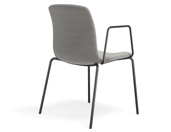 Sora Chair - With Arms - 4 Post Base