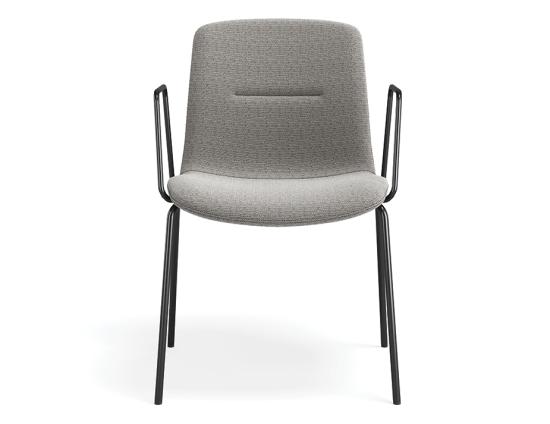 Sora Chair - With Arms - 4 Post Base