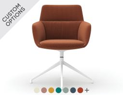 Nola Armchair - High Arm - Swivel Base