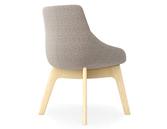 Nola Armchair - Low Arm - Wood Base