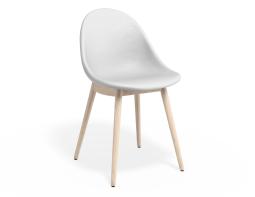 P 1 Pebble Chair Whitepuseat Beechbase