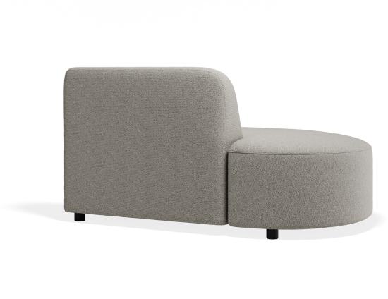 Atticus Modular Sofa Section - Left Open End - Oyster Grey