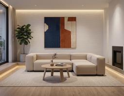 3 Seater Sofa With Return