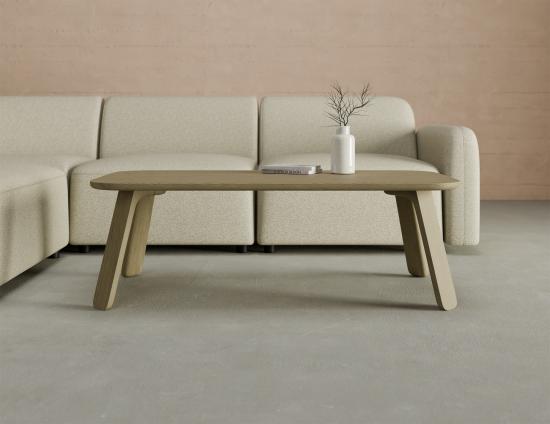 Mateo Coffee Table - Rectangle - Natural Ash - 120cm