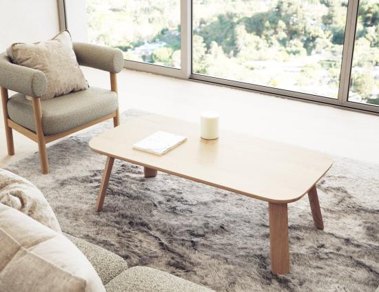 Mateo Coffee Table - Rectangle - Natural Ash - 120cm