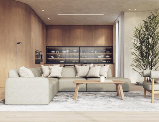 Mateo Coffee Table - Rectangle - Natural Ash - 120cm