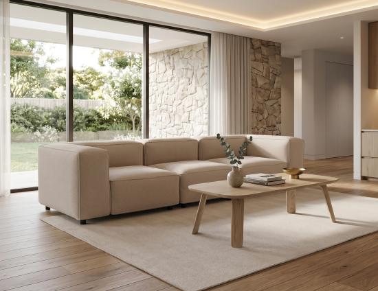 Mateo Coffee Table - Rectangle - Natural Ash - 120cm