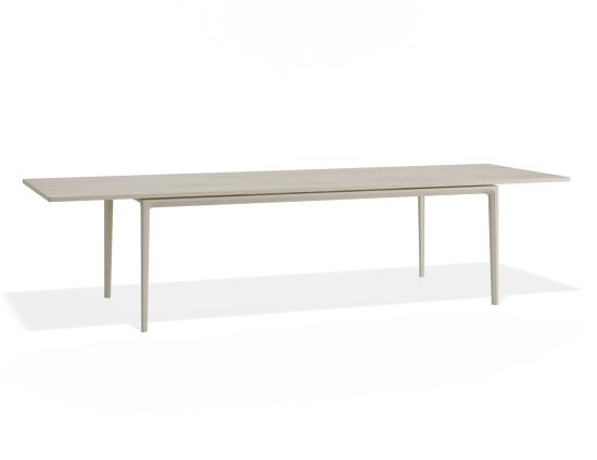 Arken Table - Outdoor - Extendable - Latte - Dune Ceramic Top