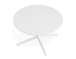 P 4 Place Coffeetable 700dia White White