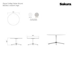 Place Coffee Table Line Drawings 80 X425cm