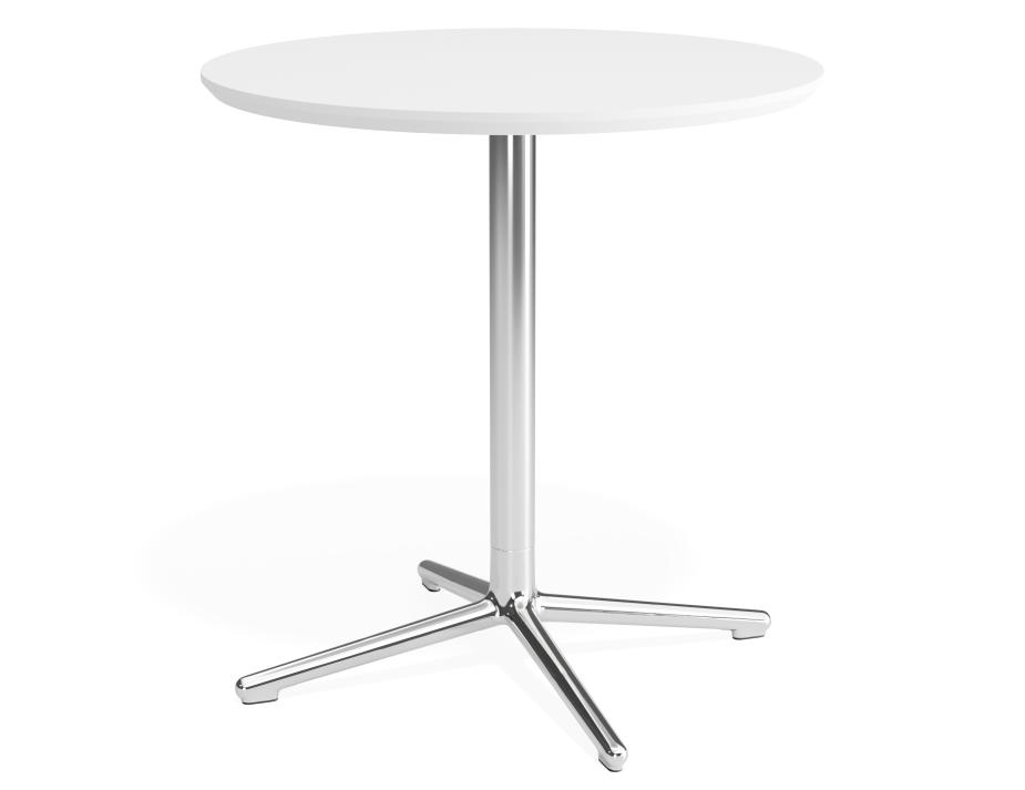 P 1 Place Cafetable 700dia White Chrome
