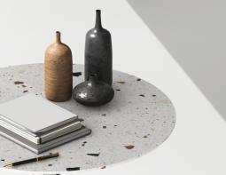 Place Coffee Table Stone Top 70cmdia 1