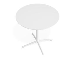 P 4 Place Cafetable 800dia White White