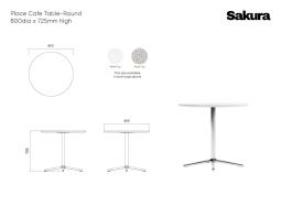 Place Cafe Table Line Drawings 80 X725cm