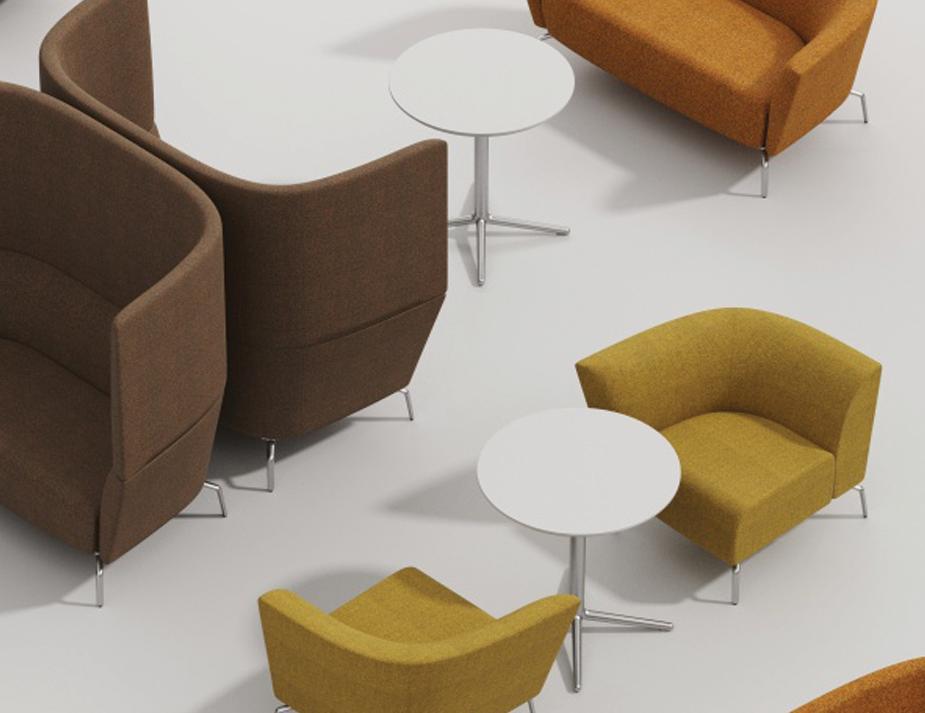 Place Cafe Table White 70cmdia 3