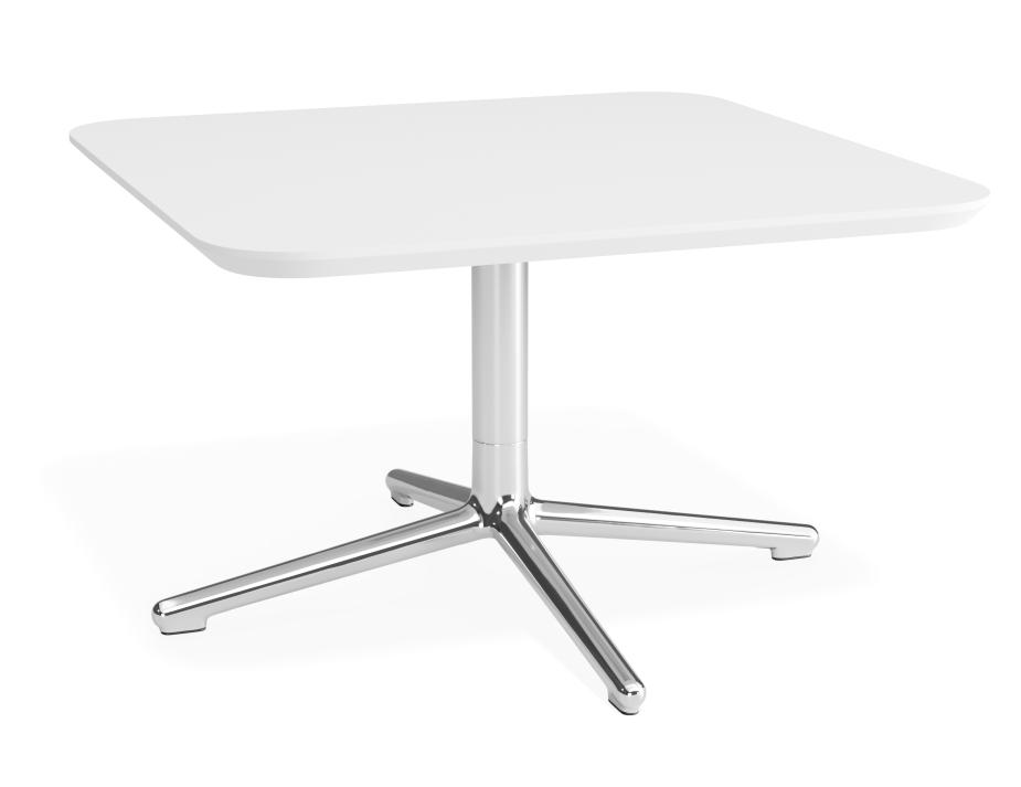 P 1 Place Coffeetable 700x700 White Chrome