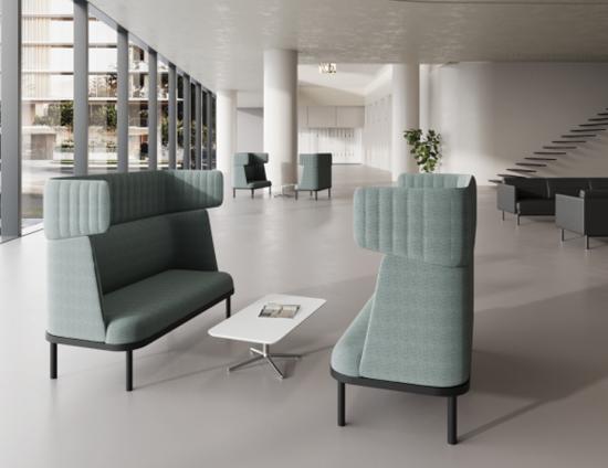 Place Coffee Table - Rectangle - White Top - 120 x 60cm