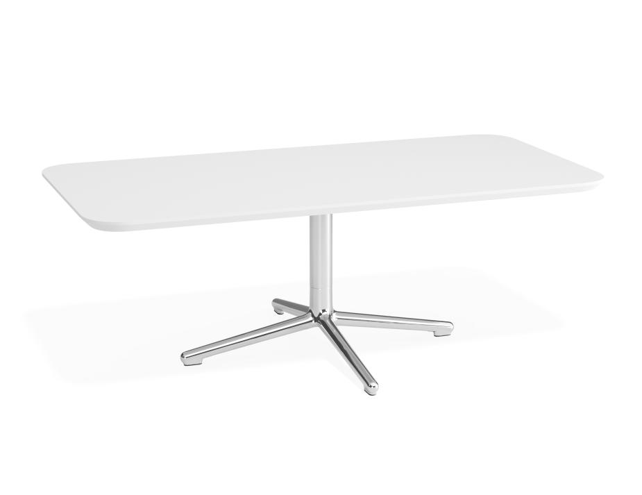 P 1 Place Coffeetable 1200x600 White Chrome