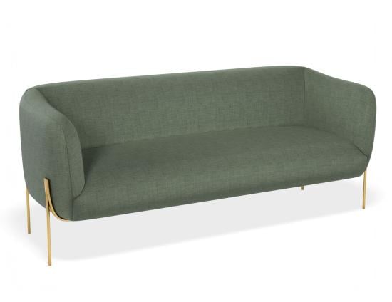 Belle 2.5 Seater Sofa - Kelp Green