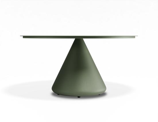 Kora Coffee Table 90cm Dia - Outdoor - Eucalyptus Green