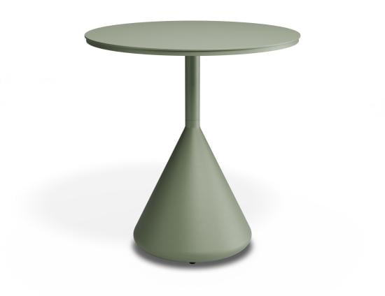 Kora Cafe Table 71cm Dia - Outdoor - Eucalyptus Green